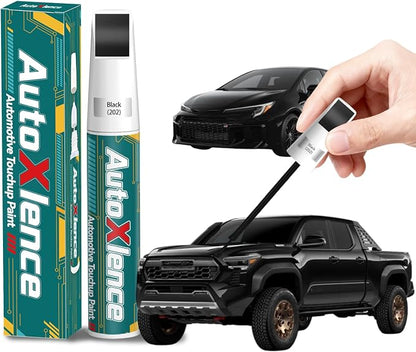 202 Black Touch Up Paint Compatible with Toyota Car Paint Pen Scratch Repair Automotive Scratch Remover Fix Exact Color Match