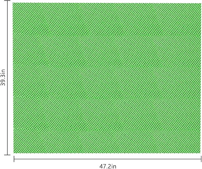 Car Roof Rack Pads, 47" X 40" Vehicle Rooftop Cargo Bag Protective Mat, Non-Slip Automotive Roof Cushioned Protection Layer Accessories, Universal for SUV, Sedan, Truck (Green)