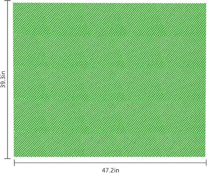 Car Roof Rack Pads, 47" X 40" Vehicle Rooftop Cargo Bag Protective Mat, Non-Slip Automotive Roof Cushioned Protection Layer Accessories, Universal for SUV, Sedan, Truck (Green)