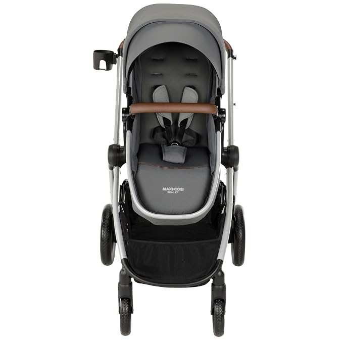 Maxi-Cosi Siena CP Modular Travel System, Car Seat and Stroller Combo, Stone Glow