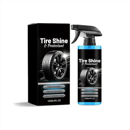 No-Wipe Tire Cleaner & Dressing Spray – Restores Deep Matte Black Finish, Protective Shine with Long-Lasting Rain-Resistant, Dry-to-Touch Formula