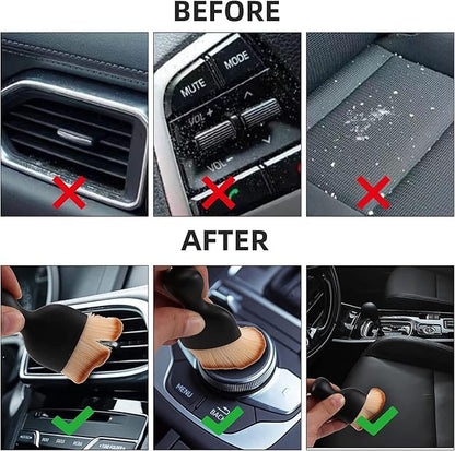Car Interior Cleaning Mini Brush – Small AC Vent Cleaner Scratch Free Duster for Cleaning, PC, Laptop, Keyboard Mini Dust Cover Tool Cover, Brush, Brushes, Auto Soft Bristles Dusting