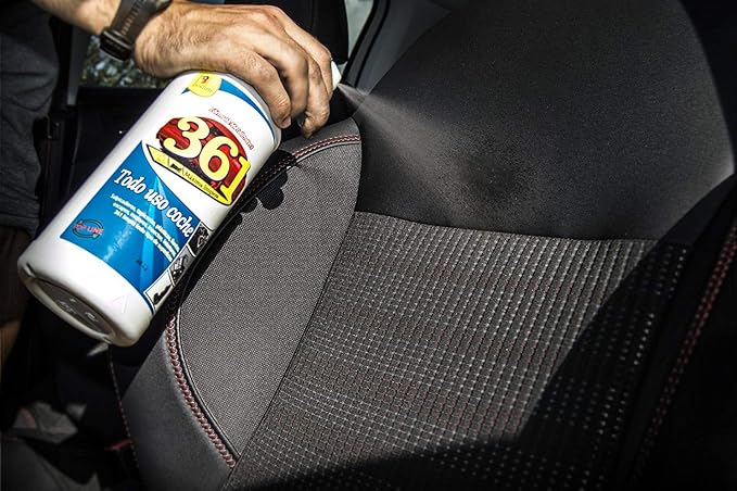 Sisbrill 361 Multi Purpose Car Interior Cleaner Spray - Stain Remover Seat Cleaner, Upholstery, Dashboard, Leather - Car Cleaning Supplies Interior and Exterior - 25 fl oz