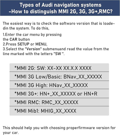 AMI Bluetooth Audio Adapter for Audi MDI MMI 3G System, Wireless Audio Music Interface Cable Adapter Compatible with VW Audi A3 A4 A7 R7 S5 Q7 A6L A8L A4L Series for MMI 3G System Only