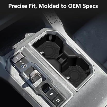 Silicone Cup Holder Inserts for Toyota RAV4 2026 Accessories, Non-Slip Silicone Center Console Protector Organizer to Prevent Spills & Scratches for RAV4 Interior Accessories