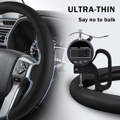 Fit for Tacoma(2012-2023) Steering Wheel Cover, Steering Wheel Cover for Toyota 4Runner(2010-2024) Tundra(2014-2021) Sequoia(2014-2022) Accessories (Black)