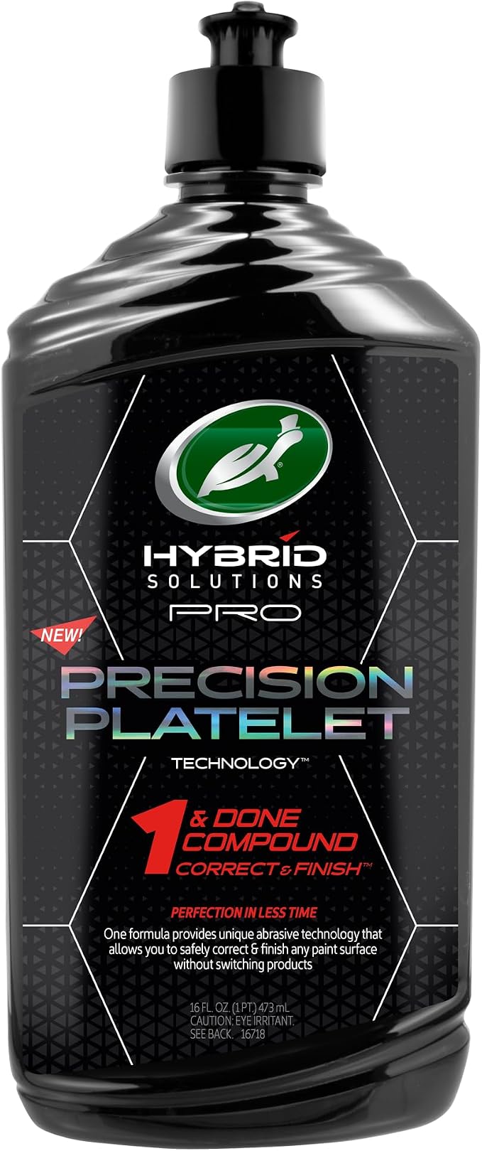 Turtle Wax 53706 Hybrid Solutions Pro 1 & Done Car Polish Compound 16.2 fl oz (473 ml)