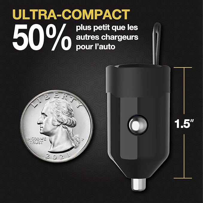Scosche CPDC30 Car Charger USB-C Single Port 30W Power Delivery