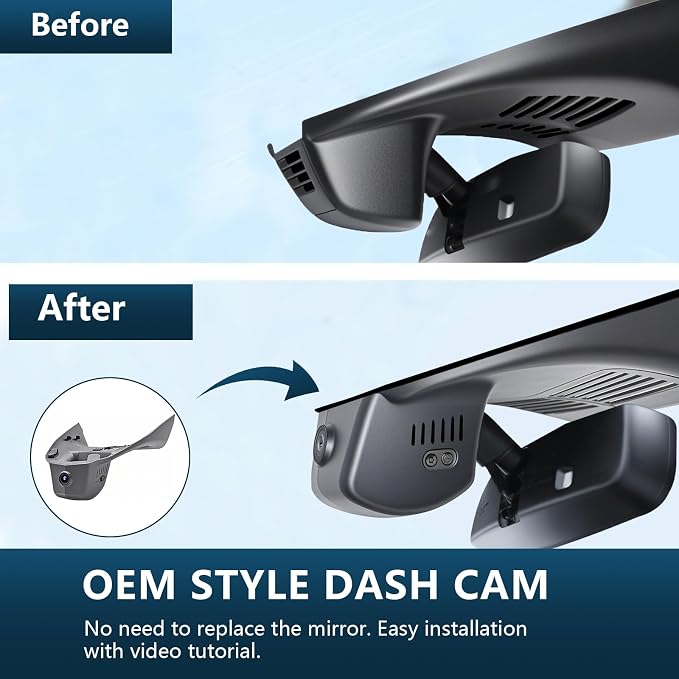 Mangoal Front 4K & Rear 1080p Dash Cam Custom fit for Mazda CX-50 2025 2026(Model B), UHD 2160P Video, Free App & WiFi, GPS, 128GB Card