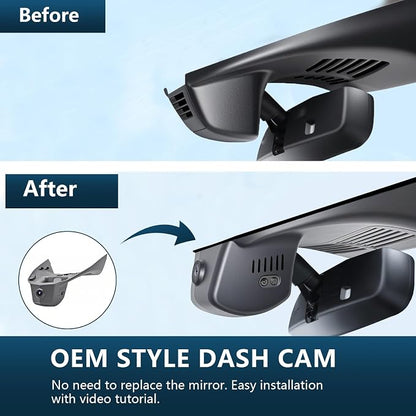 Mangoal Front 4K & Rear 1080p Dash Cam Custom fit for Mazda CX-50 2025 2026(Model B), UHD 2160P Video, Free App & WiFi, GPS, 128GB Card