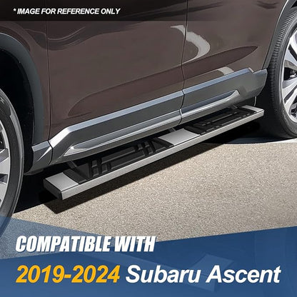 Auto Dynasty Running Boards Compatible with 2019-2024 Subaru Ascent, Stainless Steel Side Step Rail Nerf Bars, 6.5" x 73" Step Bars, Polished Chrome