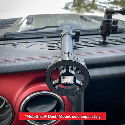 Bulletpoint Dash Mount Magnetic Cell Phone Holder Compatible with MagSafe iPhone Smartphones - 20mm (0.787 inches) Attachment Ball (MagSafe Holder with 7cm Arm)