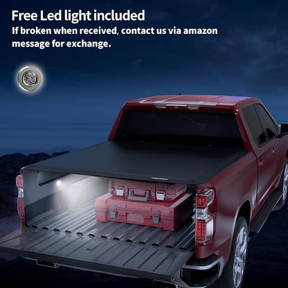 OEDRO Soft Tri-Fold Tonneau Cover, Custom Fit for Ford Maverick 2022 2023 2024 2025, Designed to Accommodate 4.5 Ft Bed