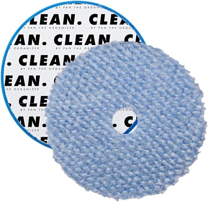 Clean. Wool Cutting Pad – 6 inch, Blue Premium Wool Pad for Aggressive Cutting, Paint Correction, Swirl Removal – Compatible with Rotary, Dual Action & Forced Rotation Polishers (1 Pack)