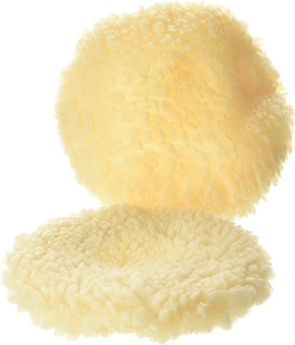 WEN 6010A45 6-Inch Synthetic Wool Polishing Bonnets, Two Pack