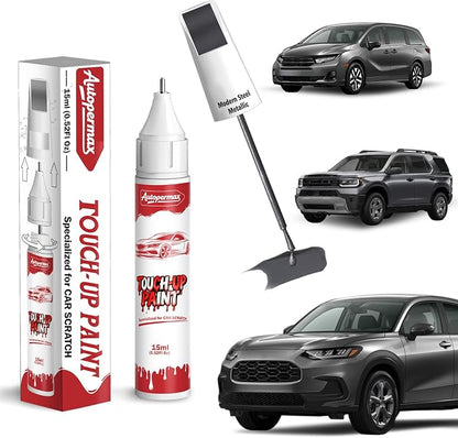 NH-797M Modern Steel Metallic Car Touch Up Paint for Honda, Color Accurate Two-In-One Car Paint Scratch Repair Pen, Professional Scratch Remover for Vehicles Chips and Nicks Scuff
