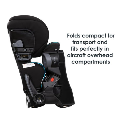 Baby Trend Protect 2-in-1 Folding Booster Car Seat, Aqua Tech – Fold-Flat Travel-Ready Design, Lightweight Build, Belt-Positioning Comfort