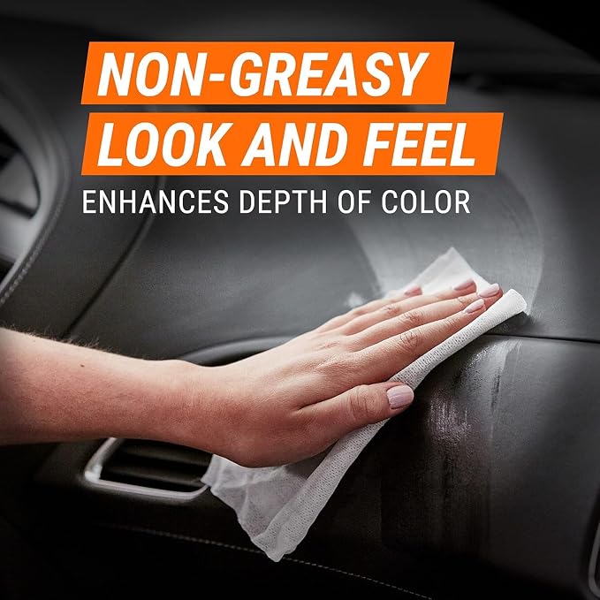 Armor All Ceramic Car Leather Cleaning Wipes, Use on Heated Seats and Leather Surfaces, Includes Ceramic Leather and Extreme Protectant Wipes - 2 Count