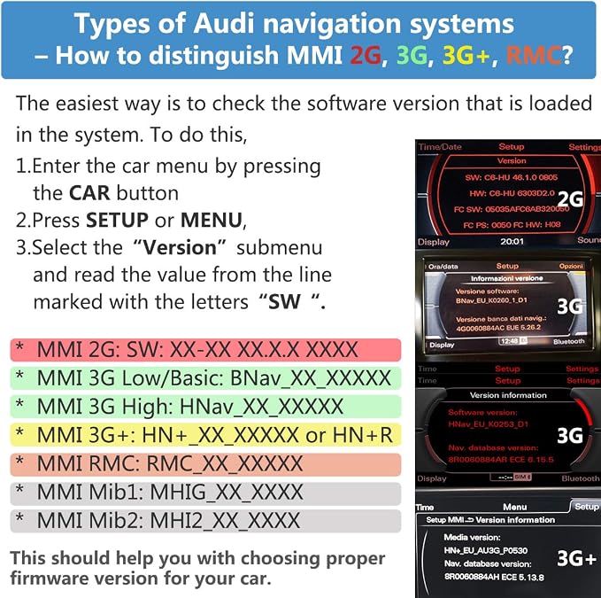 AMI Bluetooth Audio Adapter for Audi MDI MMI 3G System, Wireless Audio Music Interface Cable Adapter for VW Audi A3 A4 A7 R7 S5 Q7 A6L A8L A4L Series for MMI 3G System Only
