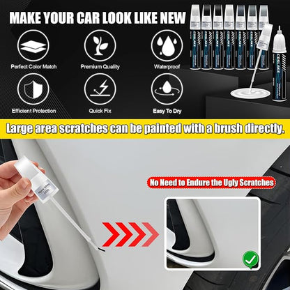 Car Touch Up Paint(Manhattan Green Metallic(C3D)) for BMW, Car Paint Scratch Repair Kit, Quick & Easy Solution to Repair, 2 in 1 Scratch Remover Pen with Color-Matched
