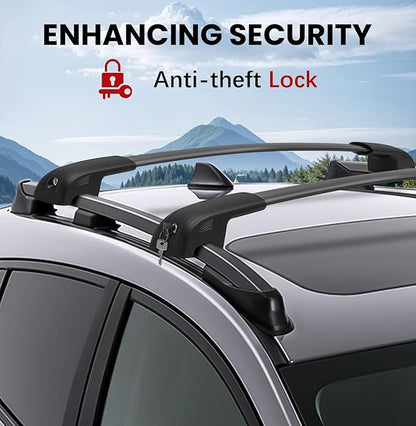 300lbs Roof Rack Cross Bars Compatible with Subaru Crosstrek 2024 2025 2026 Limited/Premium/Sport (Not for Wilderness), Aluminum Roof Rails Crossbar for Rooftop Kayak Canoe Bike Snowboard