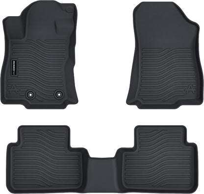 Auxko All Weather Floor Mats Fits for Subaru Forester 2026 2025 (Not for Hybrid or Wilderness) TPE Liners Accessory for Subaru Forester All Season Odorless Anti-Slip Floor Mats Black