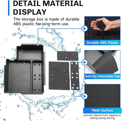 SXCY for 2025 2026 Ford Explorer Center Console Organizer Tray for 2025 2026 Ford Explorer Accessories Center Console Tray 2025 2026 Explorer Armrest Console Organizer Tray