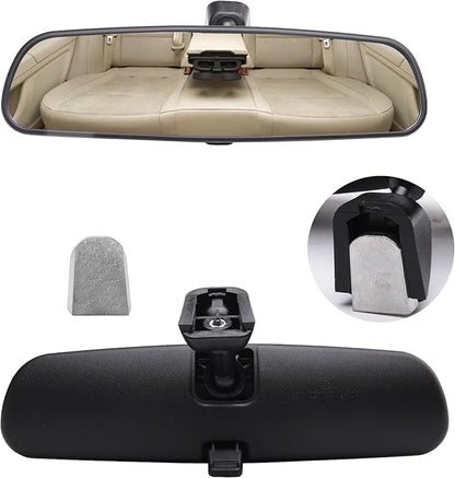 10" Universal Interior Mirror Kit, 2024 Upgraded Anti-Glare Rear View Mirror,Wide Angle Night Vision, Compatible with Car, Truck, SUV for Toyota Honda Ford Nissan Jeep