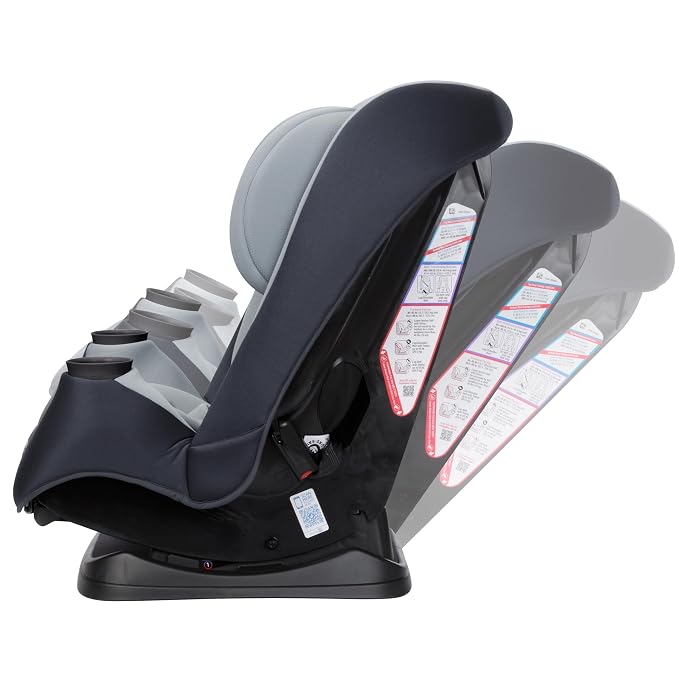Maxi-Cosi Pria All-in-One Convertible Car Seat, Infant to Toddler Car Seat, Easy-Install Harness, Machine-Washable Cover, 5-100 lbs, Seascape