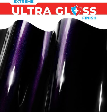 ColorFusion PPF by VViViD, Gloss Cosmic Purple Dry Apply PPF Vinyl Car Wrap Roll 6ft x 5ft
