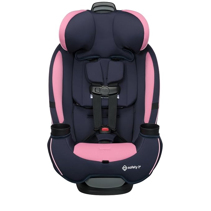 Safety 1st Grow and Go All-in-One Convertible Car Seat, Rear Facing, 5-40 lbs, Forward Facing (30–65 lbs), High Back Booster Seat 40-100 pounds, Vineyard Girl