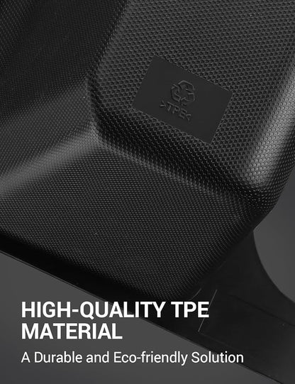 BASENOR 2024-2020 Tesla Model Y Trash Can, Rear Center Console Organizer with Anti-Slip Lid, Dustproof Rear Bin Backseat Storage Box Garbage Can for Model Y Accessories