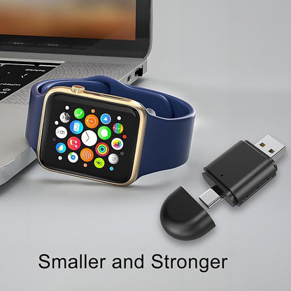Carplay Adapter & Android Auto Wireless Adapter, USB + Type-C Dual Interface, 2 in 1 Auto Car Play Wireless Dongle for OEM Wired Carplay Car with iPhone iOS 10+ / Android 11+