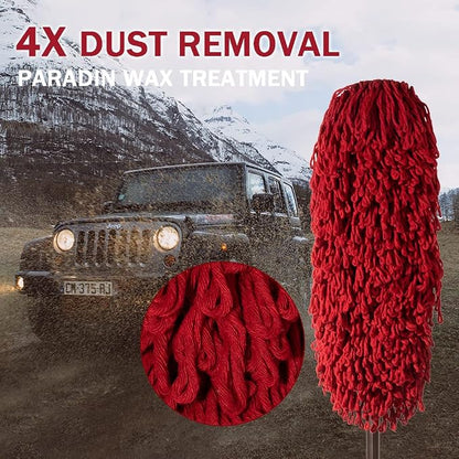 Car Cleaning Supplies Duster, Exterior Scratch Free, Soft Brush Kit for Truck SUV RV Motorcycle, Wax Cotton Hair, Extendable Handle, Car Feather Duster No Lint, Gifts for Men Women