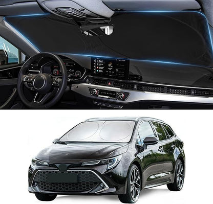 Sun Shade for Toyota Corolla 2014-2019 (Not for Corolla Cross) Windshield Sunshade fit for Toyota Corolla SE XSE L LE XLE Sedan Accessories Front Window Cover Shield Car Visor Protector