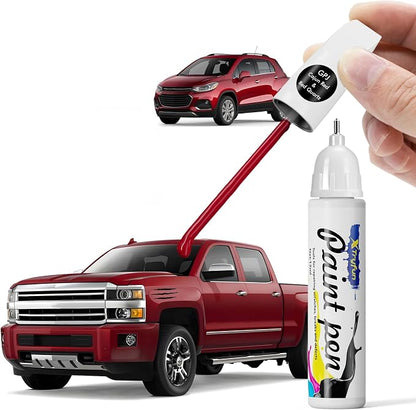 GPJ/WA434B Cajun Red Touch Up Paint Compatible with Chevrolet, DIY Car Paint Scratch Repair, Automotive Paints, Quick & Easy Fix Scratch Repair for Silverado/Equinox/Malibu/Trax/Traverse/Bolt
