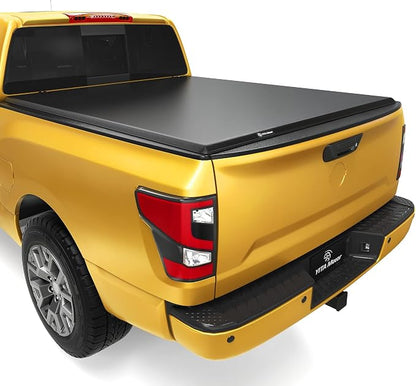 YITAMOTOR Soft Tri Fold Truck Bed Tonneau Cover Compatible with 2022 2023 2024 2025 2026 Nissan Frontier(NO México) 6 ft Bed