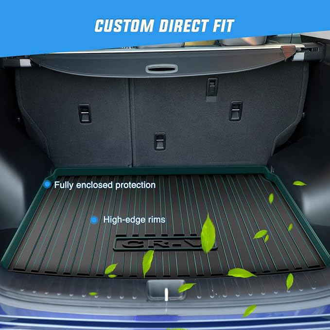 Nilight Cargo Mats for Honda CRV CR-V Upper Position only (Not for Hybrid) 2023 2024 2025 All Weather Protection Heavy Duty Cargo Liners