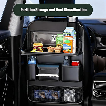 1 Pack - Car Organizer, Back Seat Car Organizer, Back Seat Organizer, Seat Organizer, Car Organizer and Storage Box.(Brown)