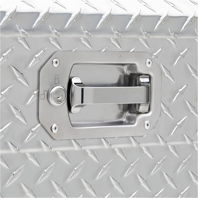 UWS EC10481 Pull Handle 69-Inch Heavy-Wall Aluminum Truck Tool Box with Low Profile, RigidCore Lid