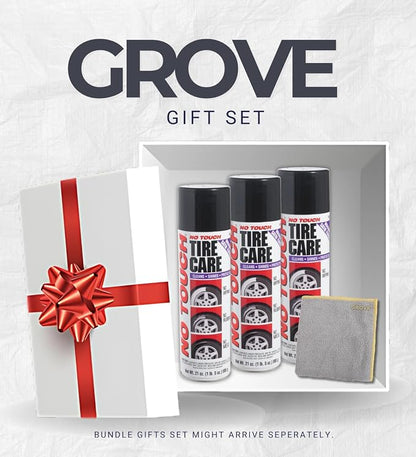 Car Tire Care Kit for Drivers – Wheel Tire Cleaner, Tire Shine & Dressing
