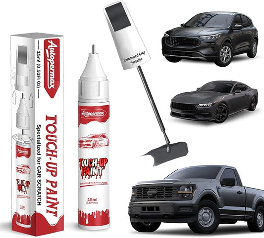 Black Touch Up Paint for Ford, Car Paint Scratch Repair Exact Match, Quick and Easy Fix Chips and Nicks