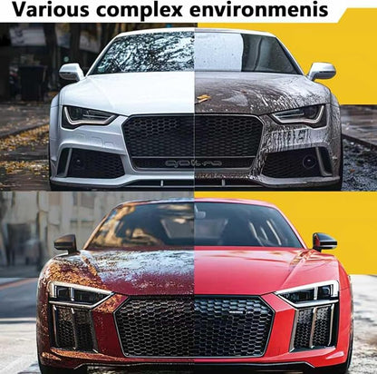 Car Wax High Gloss Shine, Long Lasting Paint Protection, Superior Hydrophobic Water Repelling Properties, Natural Wax for Minor Scratch Repair and UV Protection, Safe for All Vehicle Colors