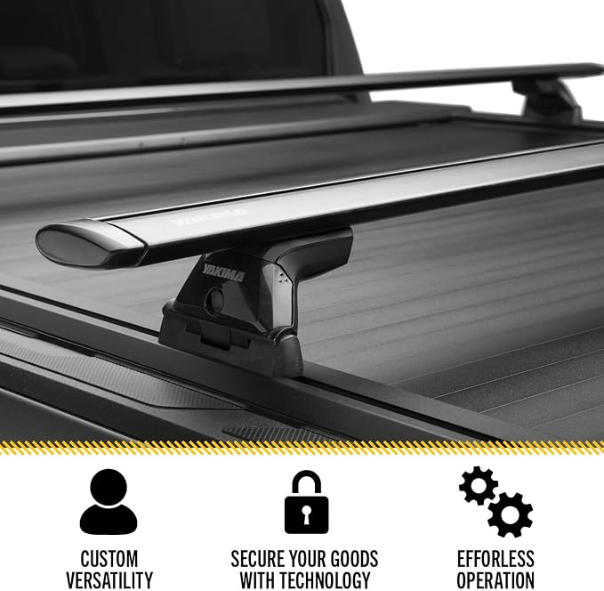 RealTruck Roll-N-Lock E-Series XT Retractable Truck Bed Tonneau Cover | 223E-XT | Fits 2019 - 2025 GM/Chevrolet Silverado/Sierra 1500 Not compatible with Carbon Pro bed 5' 10" Bed (69.9")