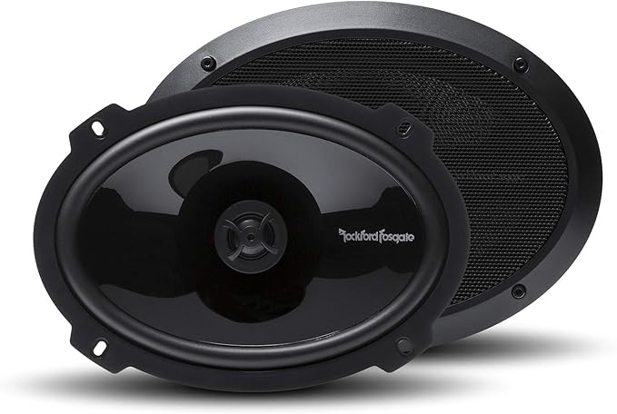 Rockford Fosgate P1692 Punch 6"x9" 2-Way Coaxial Full Range Speakers - Black (Pair)
