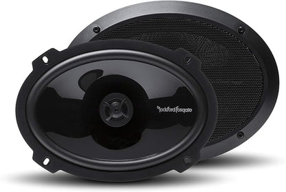 Rockford Fosgate P1692 Punch 6"x9" 2-Way Coaxial Full Range Speakers - Black (Pair)