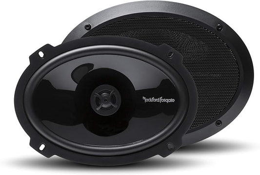 Rockford Fosgate P1692 Punch 6"x9" 2-Way Coaxial Full Range Speakers - Black (Pair)