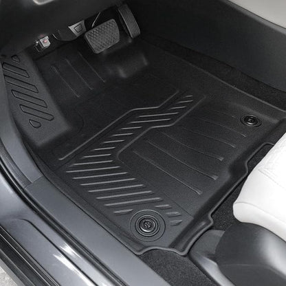 Floor Mats for Honda HR-V 2023-2026, All Weather Floor Mats Trunk Cargo Liner with Backrest Protectors and Door Sill Guards Accessories, Full Coverage Set