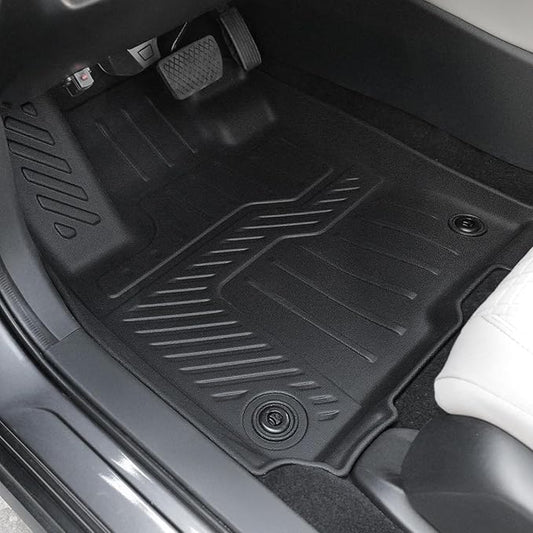 Floor Mats for Honda HR-V 2023-2026, All Weather Floor Mats Trunk Cargo Liner with Backrest Protectors and Door Sill Guards Accessories, Full Coverage Set