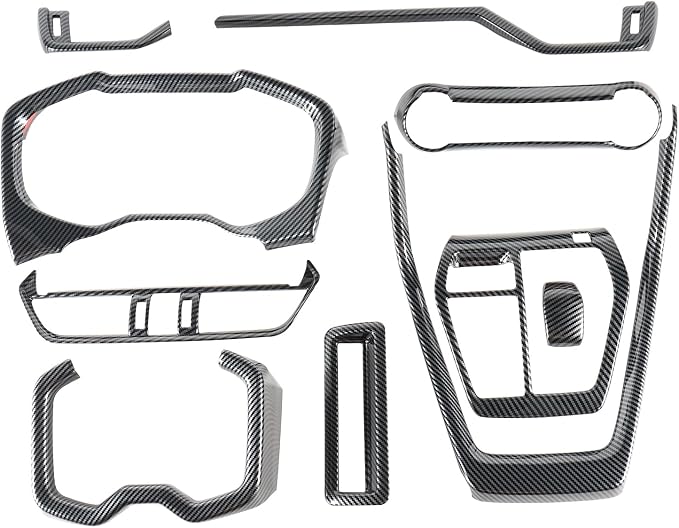 Interior Trim for Toyota RAV4 2019-2025 Carbon Fiber Gear Shift Panel Cover Kit